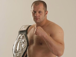 Leading Russian MMA pro Fedor Emelianenko called the fights involving children “unacceptable” and dangerous in a statement on his Instagram page. (File Photo)