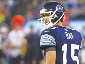 Future Hall of Famer Ricky Ray will have to be content as Drew Willy's backup when he returns from his latest injury.