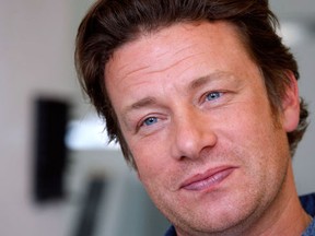 Celebrity chef Jamie Oliver speaks about his new TV channel Gusto with Rita DeMontis on Tuesday October 4, 2016. (Michael Peake/Toronto Sun/Postmedia Network)