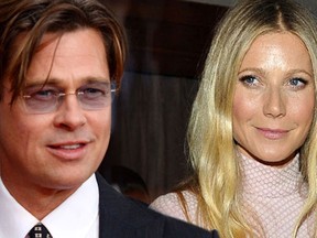 Gwyneth Paltrow gives Brad Pitt divorce advice. (Getty)