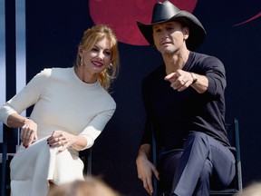 Country music stars Tim McGraw and Faith Hill will play MTS Centre on June 7. (Rick Diamond/Getty Images file photo)