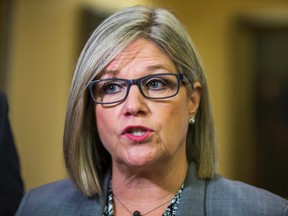 Ontario NDP Leader Andrea Horwath talks to media  at Queen's Park in Toronto on Tuesday October 4, 2016. (Ernest Doroszuk/Toronto Sun)