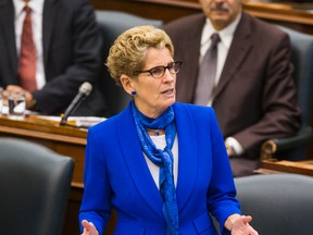 Ontario Premier Kathleen Wynne at Queen's Park in Toronto. (Ernest Doroszuk/Toronto Sun)