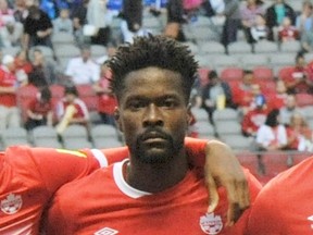 Canadian soccer player Tosaint Ricketts. (DON MacKINNON/Getty Images files)