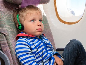 Kids on airplanes