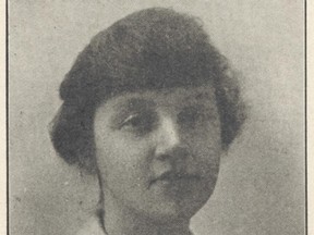 Hilda M. Hooke, whose handwritten poem, Inspiration, is reproduced below, was a creative force at London?s Little Theatre during the 1930s and 1940s, when her retelling of Canadian folk tales was widely acclaimed by reviewers.