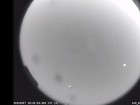 This basketball-sized fireball ? captured on footage shot by Western University ? streaked across Southern Ontario skies early Friday morning.