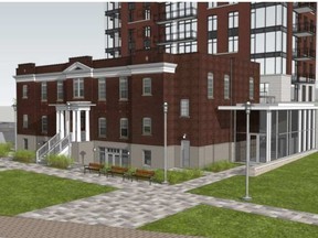 The former Bethany Hope Centre in Hintonburg should be adapted to incorporate the heritage building into a new 13-storey apartment tower, says a report to be considered next week by the built-heritage subcommittee. ELIZABETH GRIBBON / Postmedia