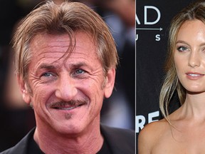 Sean Penn makes red carpet debut with girlfriend. (Getty)