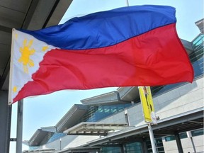 Flag of the Philippines, taken at Ninoy Aquino International Airport in Manila BRYAN PASSIFIUME / POSTMEDIA
