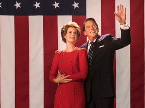 Cynthia Nixon and Tim Matheson as Nancy and Ronald Reagon in Bill O'Reilly's "Killing Reagan."