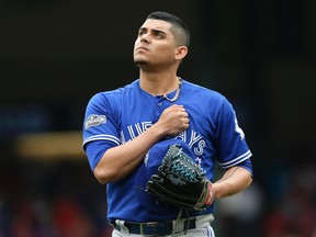 Blue Jays closer Roberto Osuna. (AP)