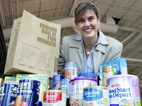 Jane Roy, executive director of the London Food Bank, says demand for the agency has risen. (DEREK RUTTAN, The London Free Press)