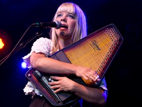 Basia Bulat performs at Edmonton Folk Fest in 2014. (Postmedia(