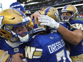 The Bombers tamed the Lions on Saturday. (KEVIN KING/Winnipeg Sun)