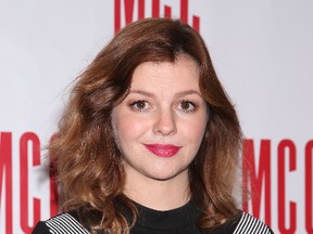 After party for the MCC benefit reading of Neil LaBute's latest play Reasons To Be Pretty Happy held at Ramsacle event space - Arrivals. Featuring: Amber Tamblyn Where: New York, New York, United States When: 12 Sep 2016 Credit: Joseph Marzullo/WENN.com