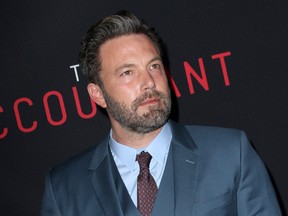 Ben Affleck attends the premiere for The Accountant in Los Angeles, Calif., on Oct. 11, 2016. (Adriana M. Barraza/WENN.COM)