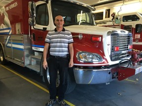 Denis Poulin, Drayton Valley/Brazeau County Fire Services Lieutenant, shared his experiences as a firefighter for eight years.