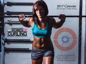 Scottish curler Eve Muirhead graces the cover of the 2017 Women of Curling calendar. (SUPPLIED IMAGE)