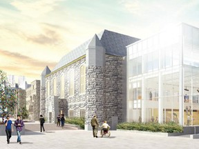 An artist’s impression of the new Queen’s University innovation and wellness centre. (Supplied photo)