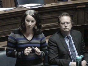 NDP MLA Nahanni Fontaine dodged reporters Tuesday and refused to apologize for trying to cover for at least two NDP MLAs who heckled female Tory MLAs during a vote in the chamber last week.