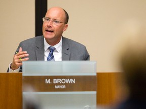 Mayor Matt Brown expressed support for the move to closed-door meetings. (CRAIG GLOVER, The London Free Press)