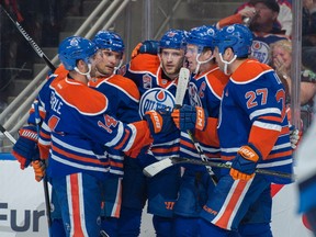 The Oilers have trimmed their roster down to 23 skaters for opening night. (Shaughn Butts)