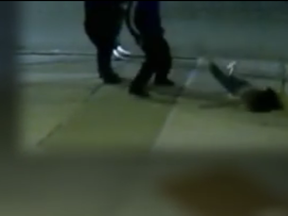 Screen grab from video of an attack in Richmond Hill (York Regional Police handout)
