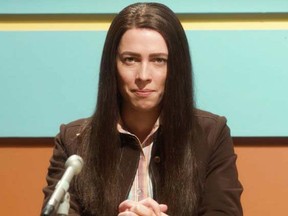 Rebecca Hall in a scene from Christine. (Handout photo)