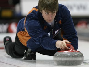 Daley Peters, seen here playing in the Safeway Championship in Brandon in 2008, said it's been hard coming to terms with the fact his father Vic is no longer here. (FILE PHOTO)