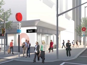 The City of Ottawa will use a big red O to identify LRT stations. CITY OF OTTAWA