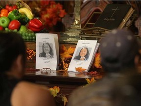 Family and friends gathered to celebrate the life of Annie Pootoogook at the St. Paul’s Eastern United Church in Ottawa Ontario Thursday Oct. 13, 2016. Close to one hundred people gathered for the memorial to celebrate the life of Annie. Tony Caldwell TONY CALDWELL / POSTMEDIA NETWORK