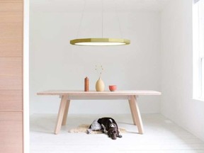 The Dodeca light by Matthew McCormick uses warm LED lighting. (Handout)