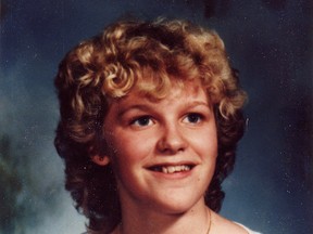 Kerrie Ann Brown left a house party on Oct. 16, 1986 and was not seen again until her body was discovered two days later. She had been sexually assaulted and brutally beaten, less than two months after her 15th birthday. (FILE PHOTO)