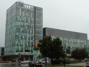 University of Waterloo campus in downtown Kitchener, Ont., is pictured in this undated file photo. (RANDY RICHMOND/Postmedia Network)