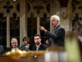 Immigration, Refugees and Citizenship Minister John McCallum responds to a question during question period in the House of Commons on Sept. 30, 2016. (THE CANADIAN PRESS/Sean Kilpatrick)