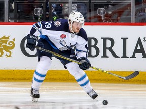 Jordan Hill has signed a one-year contract with the Manitoba Moose of the American Hockey League. The 27-year-old defenceman earned the deal during training camp. (Handout)