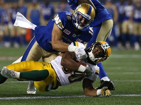 Bomber safety Taylor Loffler is considered one of the best safeties in the CFL. (Kevin King/Winnipeg Sun file photo)
