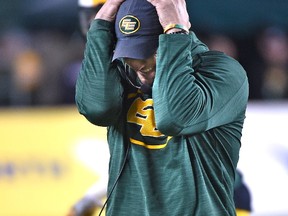 Edmonton Eskimos head coach Jason Maas was fined $15,000 by the CFL for his refusal to wear live microphones for the Thanksgiving Day game in Montreal.