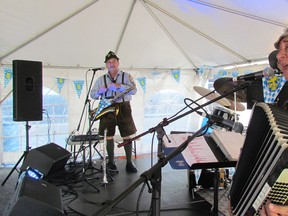 The Oscar Kay Band entertains at Oktoberfest on Saturday October 15, 2016 in Sarnia, Ont. The second annual Sarnia Oktoberfest was held on a closed section of Davis Street downtown, Friday evening and Saturday afternoon and evening. Paul Morden/Sarnia Observer