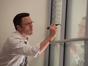 In this image released by Warner Bros. Pictures, Ben Affleck appears in a scene from "The Accountant." (Chuck Zlotnick/Warner Bros. Pictures)
