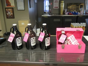 Supplied photo
Suds will flow to fight breast cancer as Stack Brewing donates 10 per cent of fill station sales for its top two beers, Saturday Night and Impact, as well as seasonal brew Hawaiian Uppercut, to Trust Your Bust, one of the Northern Cancer Foundation's funds which supports breast cancer research at Health Sciences North in Sudbury.