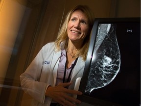 Dr. Jean Seely uses radioactive 'seeds' implanted in breast tumours to identify areas that need to be removed. The new technique is a safer alternative to older methods in which wires were implanted in the breast the day of the surgery. WAYNE CUDDINGTON /POSTMEDIA