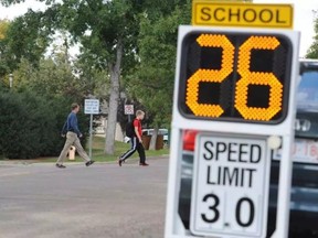 School Zone. SHAUGHN BUTTS / EDMONTON JOURNAL