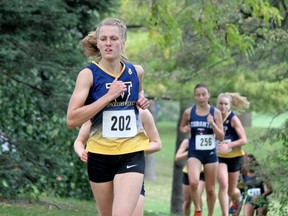 Jenny Bottomley led the Laurentian University Voyageurs cross-country running team Sunday with a ninth-place finish at the University of Toronto Open in Etobicoke's Centennial Park. Special to The Star