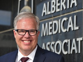 Dr. Padraic Carr, president of the Alberta Medical Association. Ed Kaiser/Postmedia