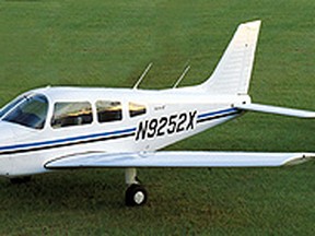 Piper Warrior III PA-28-161, a plane similar to the one that crashed in north-central Pennsylvania on Tuesday. (File Photo)