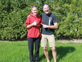 Sister and brother long-distance runners Chantelle Peters and Wes Harding will be running for Team Hoyt in the upcoming Boston Marathon, which takes place on Apr. 17, 2017.
CARL HNATYSHYN/SARNIA THIS WEEK