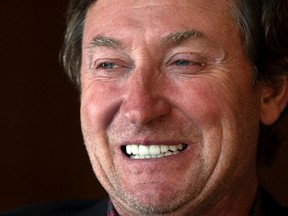 Wayne Gretzky sits down with Mike Zeisberger in Toronto on Oct. 17, 2016. (Craig Robertson/Toronto Sun/Postmedia Network)