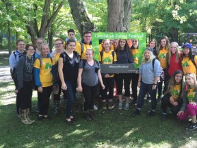 CECI students assisted at the Carolinian Festival at Springwater Conservation Area.